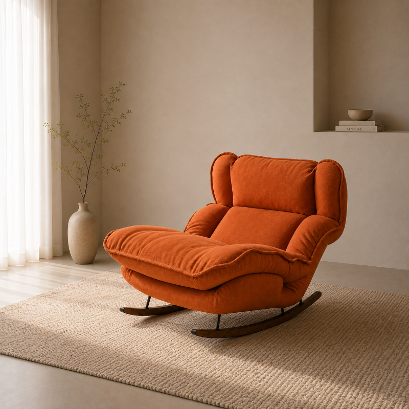 ROVA - Rocking chair tissu