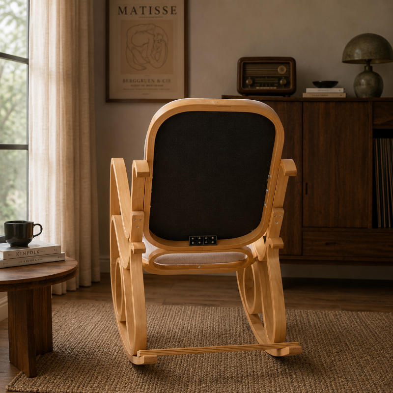 KARL - Rocking Chair Bois Vintage