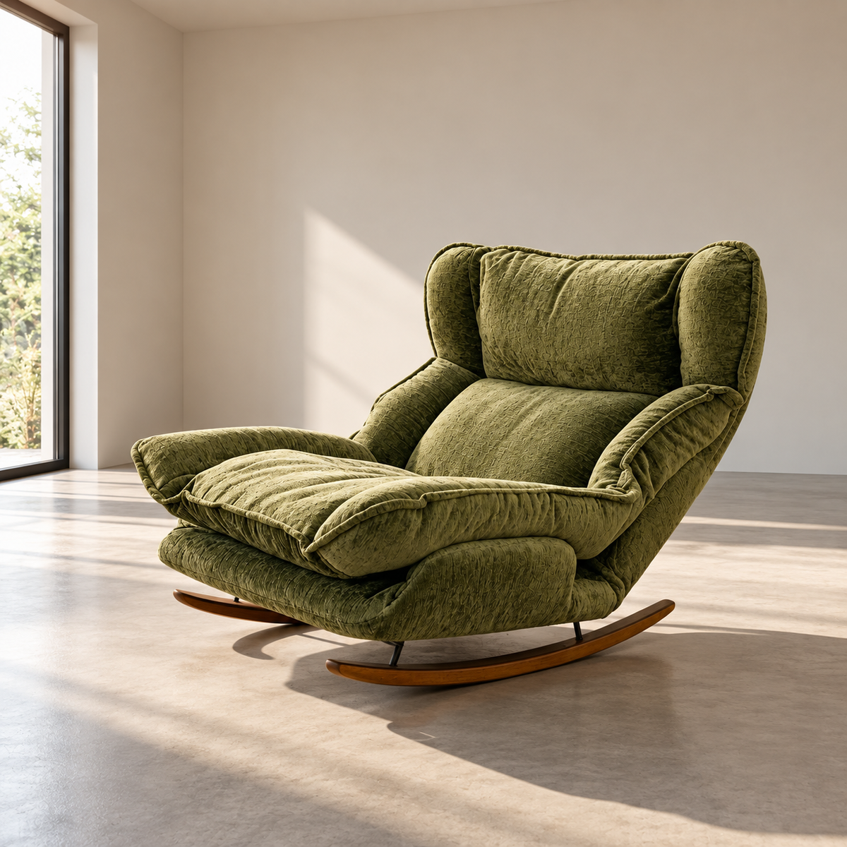 ROVA - Rocking chair tissu
