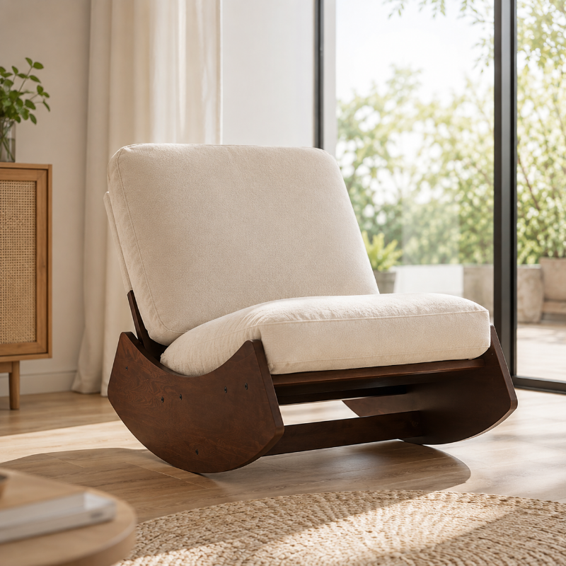Rocking Chair Design Bois salon
