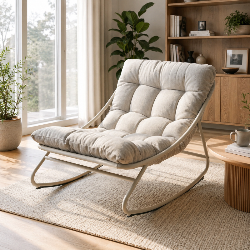 Rocking Chair Métal Design