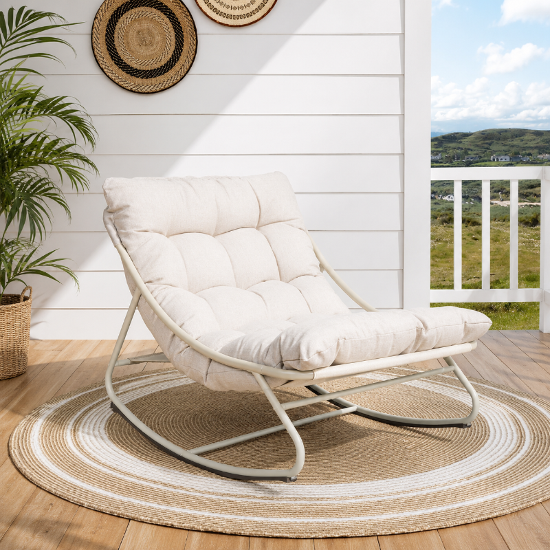 Rocking Chair Métal exterieur