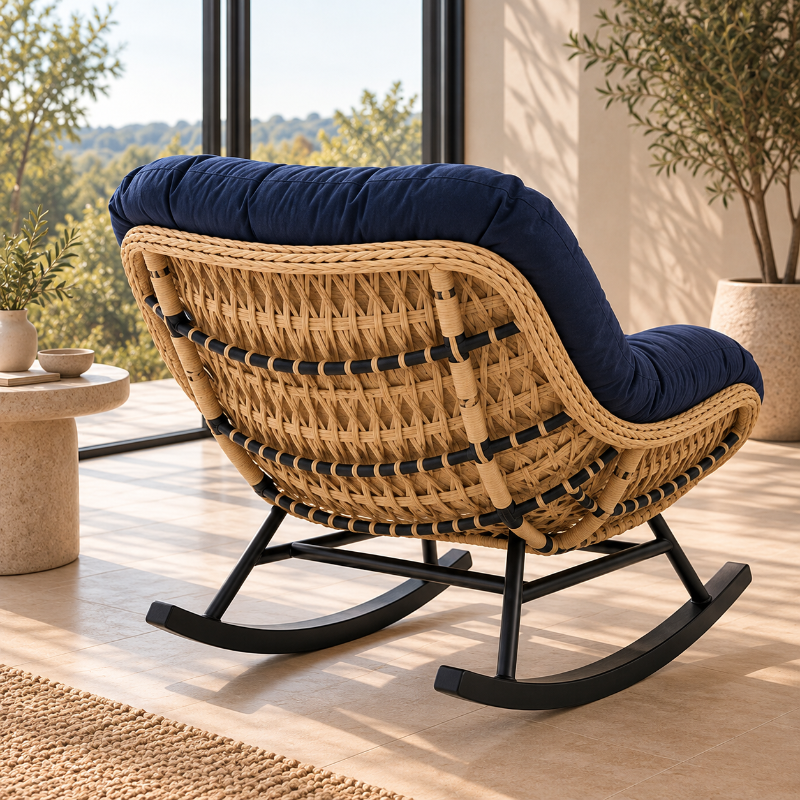 HANA - Rocking Chair Papasan Rotin