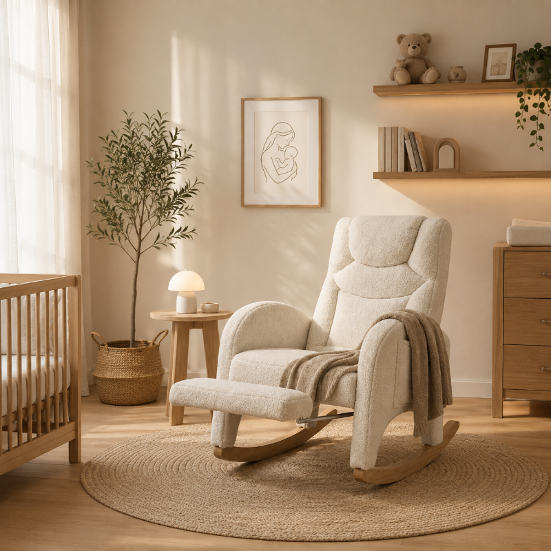 DOVA - Rocking Chair Confort Teddy