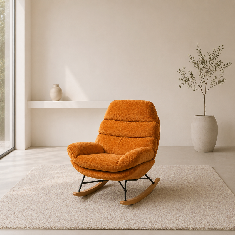 rocking Chair Cocoon orange