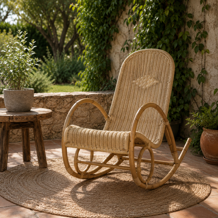 Rocking Chair Rotin